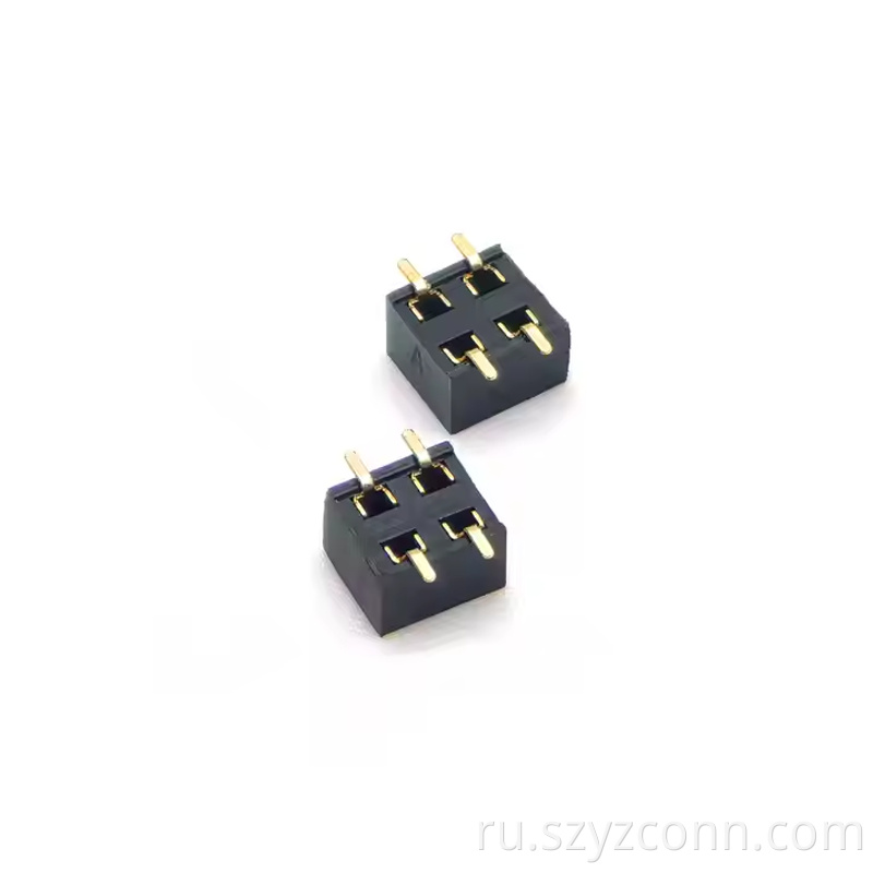 Двухрядный разъем SMT с шагом 2,54 мм, тип H3,5 U (3) 2.54mm Pitch Female Header Dual Row SMT H3.5 U TYPE (3)